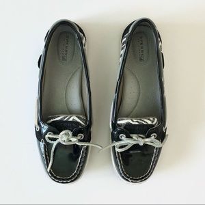 Women’s Sperry Angelfish Sequin Boat Shoes Size 8